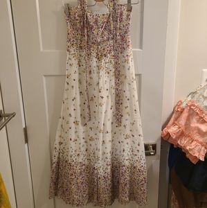 NWT Zimmermann carnaby tie shoulder dress